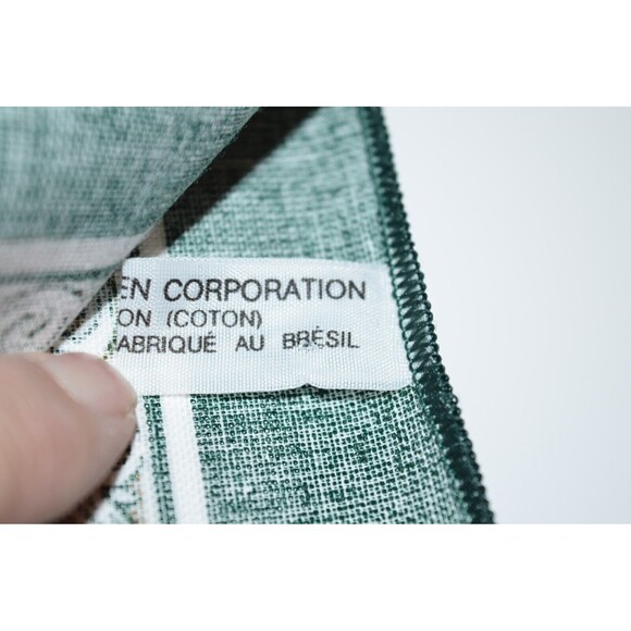 Vtg Made in Brazil SUNWEAVE Christmas Poinsettia Cotton Dinner Napkins 8 pc new - Picture 11 of 12